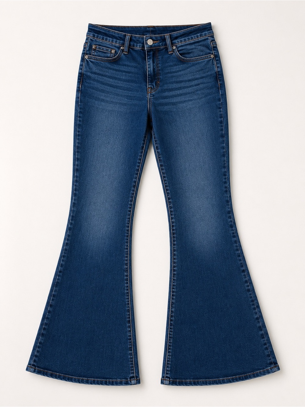 Vervet Women’s Blair Bell Bottom Jeans Medium Wash Size 31 - Picture 2 of 6